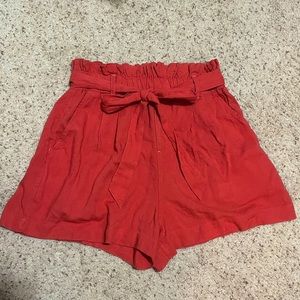 American Eagle Salmon High Waisted Shorts